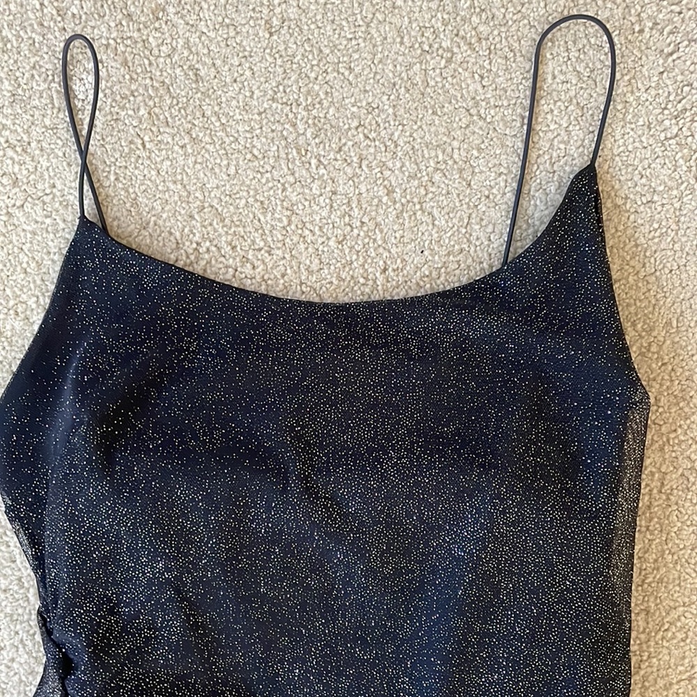 Black homecoming dress. only worn once. - Picture 2 of 3